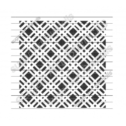 Cookie stencil plaid NB700200