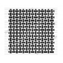 Basketweave  cookie stencil...
