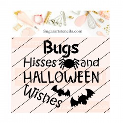 Halloween words cookie...