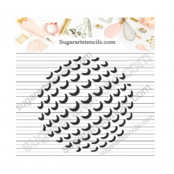 Golf ball texture cookie...