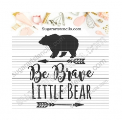 Be brave little Bear cookie...