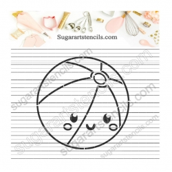 Beach ball PYO Cookie...