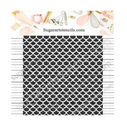 Mermaid scale background...