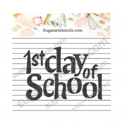 First day of school cookie...
