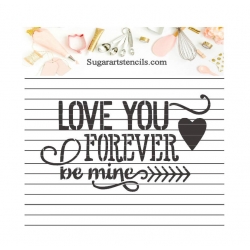 Stencil for cookie...