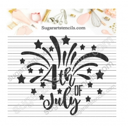 4th of July words fireworks...