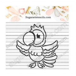 Parrot PYO cookie stencil...
