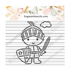 Knight PYO cookie stencil...