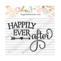Wedding cookie stencil...