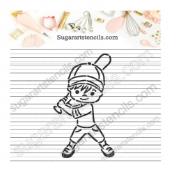 Baseball player PYO Cookie...