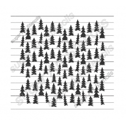 cookie stencil forest...