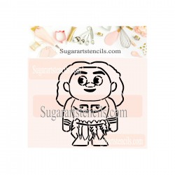 Moana PYO cookie stencil...