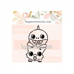 Baby shark PYO cookie...