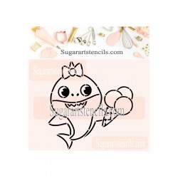 Baby shark PYO cookie...