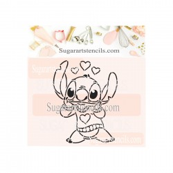 Stitch PYO cookie stencil...