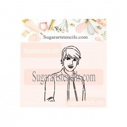 Ken PYO cookie stencil PQ1242