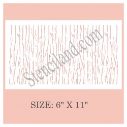 Wood grain cake stencil SL20