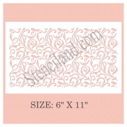 Swirls cake stencil SL18