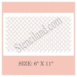 Lattice cake stencil SL20273