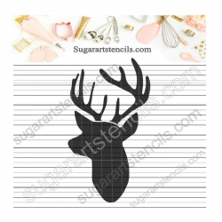 Deer stencil Holidays...