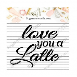 Love you a latte cookie...