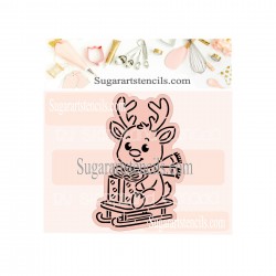 Christmas reindeer Paint...