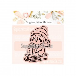 Christmas penguin Paint...