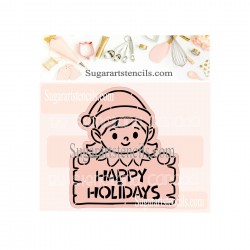 Christmas elf girl Paint...