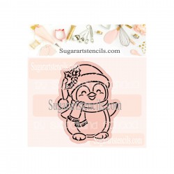 Christmas penguin Paint...