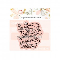 Santa and Rudolph Paint...