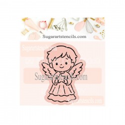 Christmas angel boy Paint...