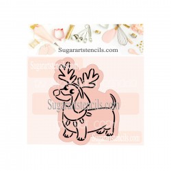 Christmas Dachshund Paint...