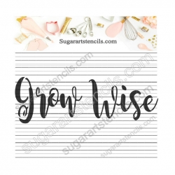 Grow Wise words cookie...