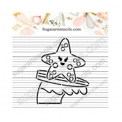 Starfish Summer PYO cookie...