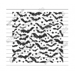 Halloween flying bats...