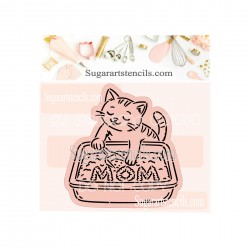 Mothers day cat mom Paint...