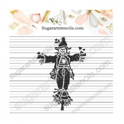 Scarecrow cookie stencil...