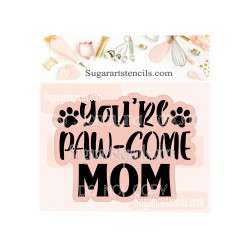 Mothers day cookie stencil....