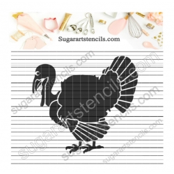 Turkey cookie stencil NB22220L