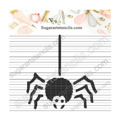 Spider cookie Stencil NB2041
