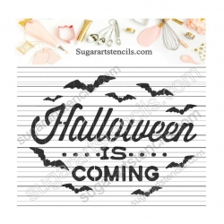 Halloween words cookie...