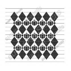 Pumpkin cookie stencil...