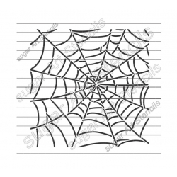 Spiderweb cookie stencil...