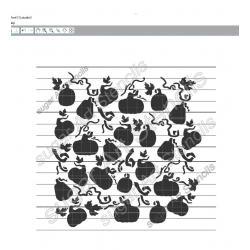 Pumpkins background pattern...