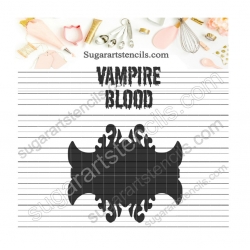 Potion label Vampire blood...