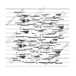 Birch bark cookie stencil...