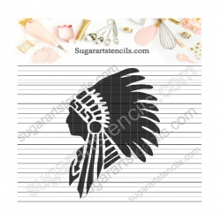 Stencil for cookies native...