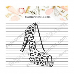 Stencil for cookies leopard...