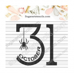 Halloween October 31 cookie...