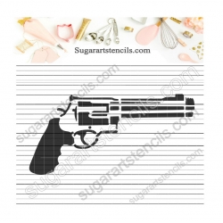 handgun pistol cookie...